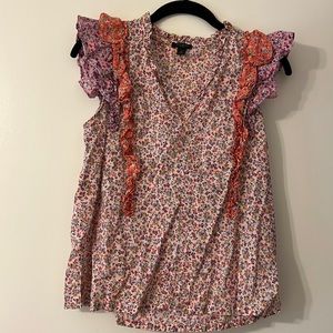 Loft floral blouse